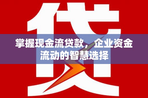 梓潼掌握现金流贷款，企业资金流动的智慧选择