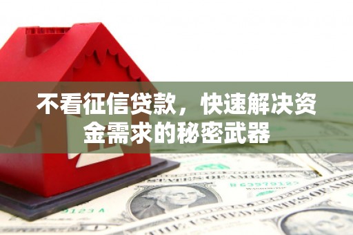 梓潼不看征信贷款，快速解决资金需求的秘密武器