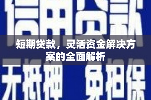 梓潼短期贷款，灵活资金解决方案的全面解析