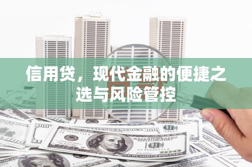 梓潼信用贷，现代金融的便捷之选与风险管控
