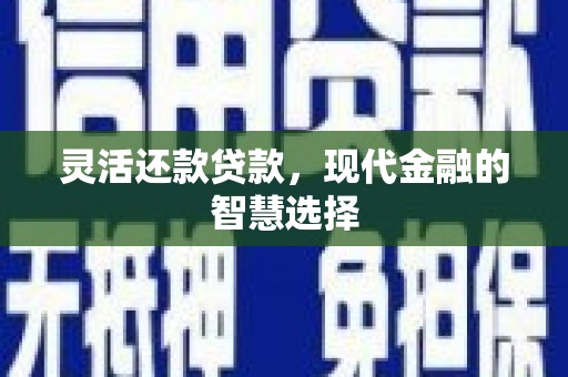 梓潼灵活还款贷款，现代金融的智慧选择