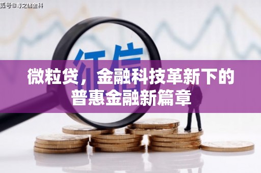 梓潼微粒贷，金融科技革新下的普惠金融新篇章