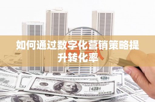 梓潼如何通过数字化营销策略提升转化率