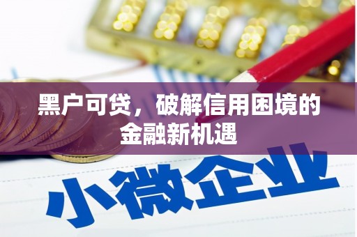 梓潼黑户可贷，破解信用困境的金融新机遇