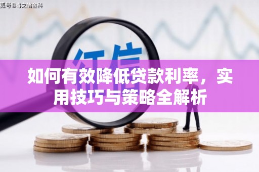 梓潼如何有效降低贷款利率，实用技巧与策略全解析